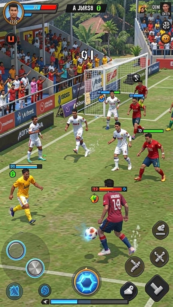 Tangkapan layar dengan aksi mendebarkan di level 1.