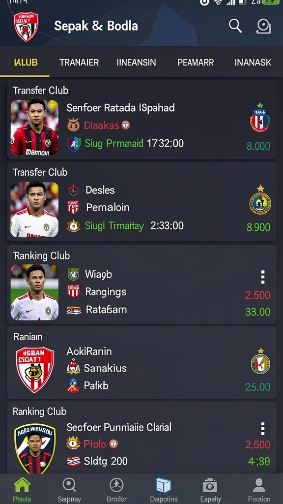 Screenshot menampilkan pilihan permainan slot yang beragam.