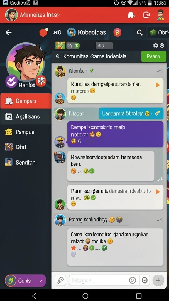 Berbagai permainan menarik dengan grafis menawan.