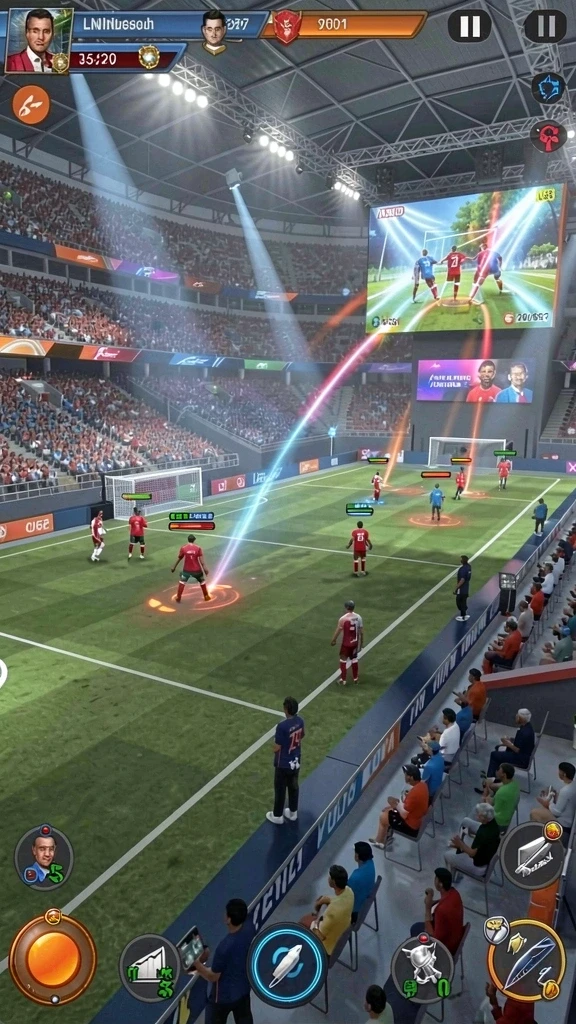 Tangkapan layar memperlihatkan interaksi antara pemain dalam mode multiplayer.