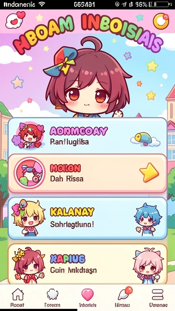 Screenshot menunjukkan pemandangan indah dari dunia ANGKARAJA.