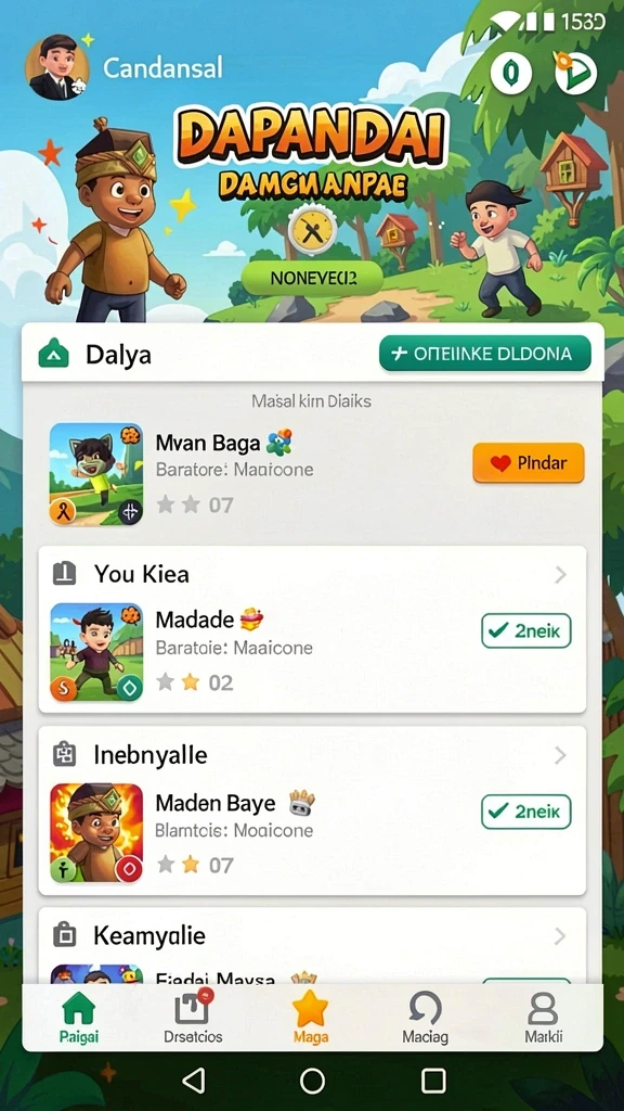 Level baru yang menantang untuk dijelajahi.