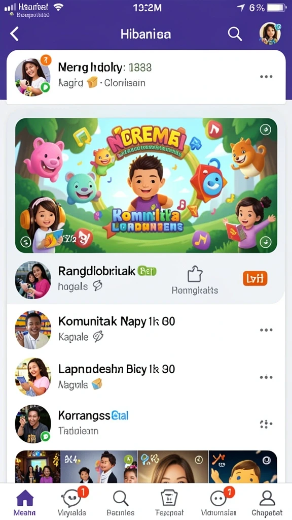 Beragam mode permainan yang mengasyikkan.