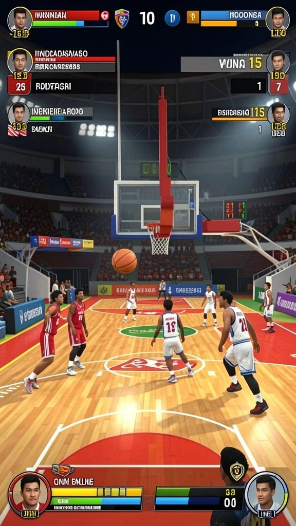 Menunjukkan mode multiplayer yang interaktif dan seru.