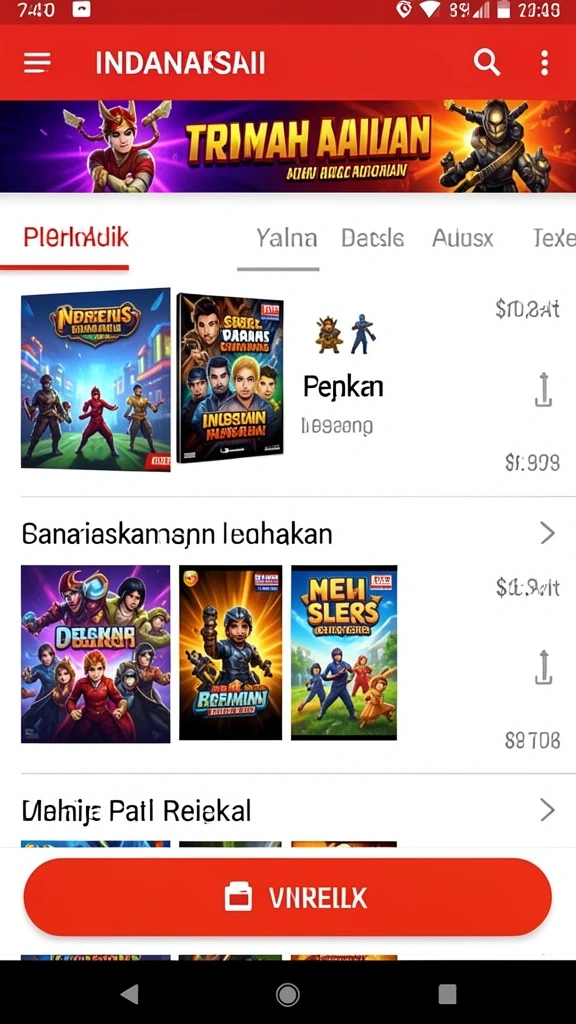 Pengalaman bermain yang mulus dengan berbagai pilihan permainan.