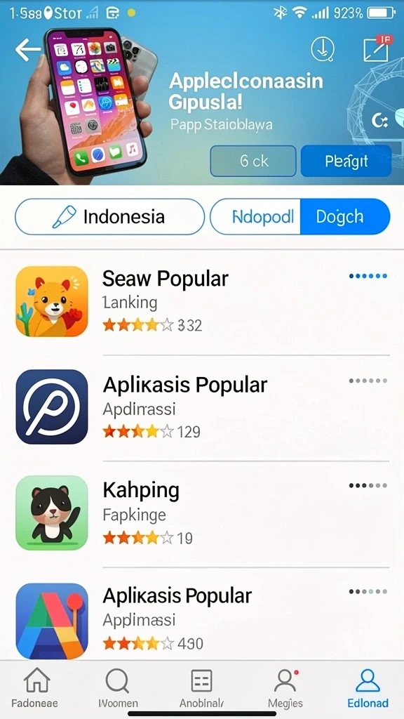 Tampilan antarmuka utama GALAXY77 yang menarik.
