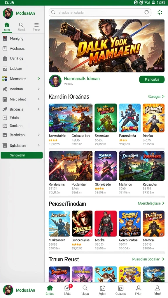 Tangkapan layar menunjukkan mode multiplayer yang seru.