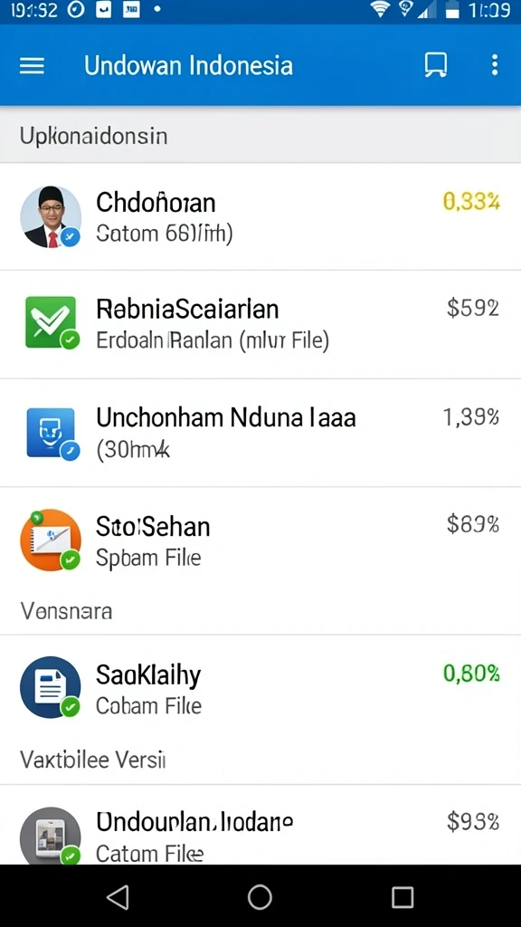 Karakter karakter unik yang dapat dipilih.