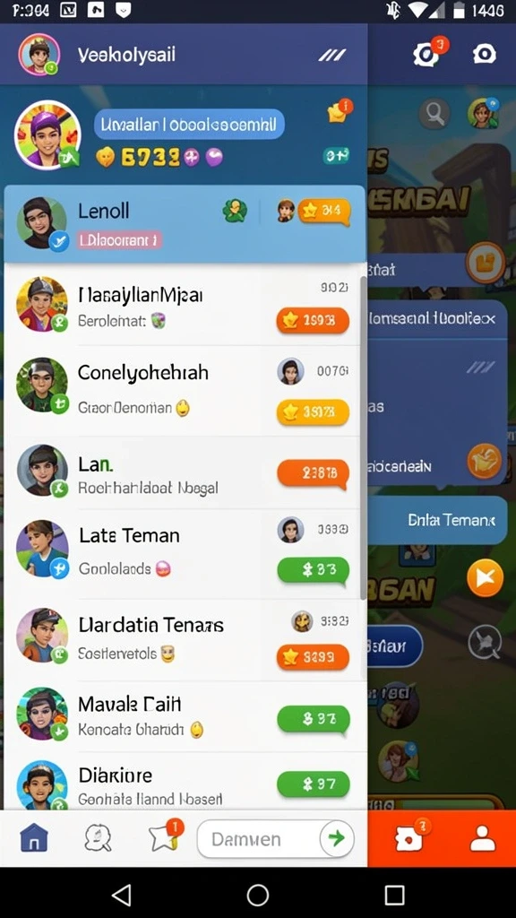 Koleksi item dan upgrade untuk karakter Anda.