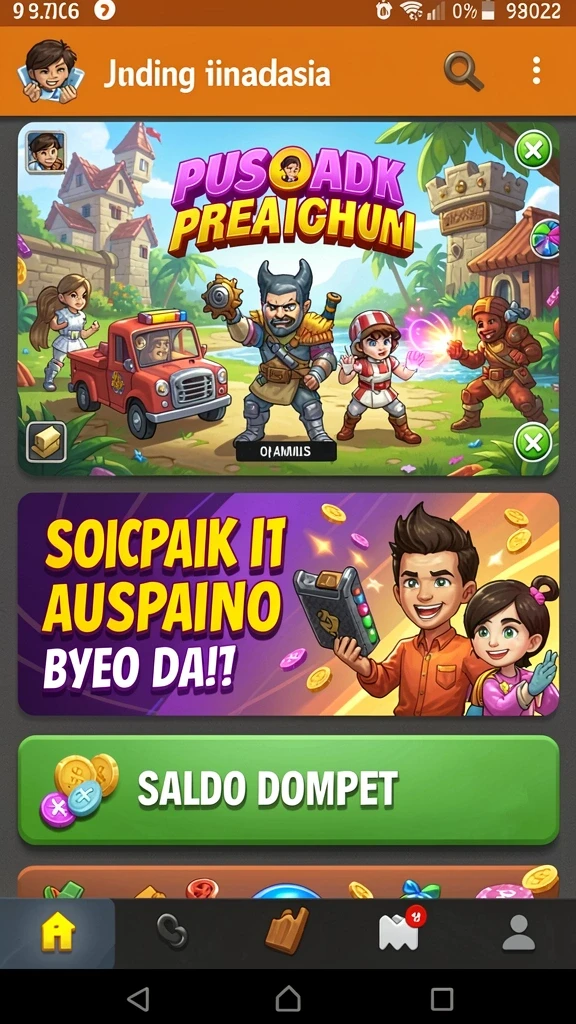 Tampilan antarmuka yang menarik dan modern.
