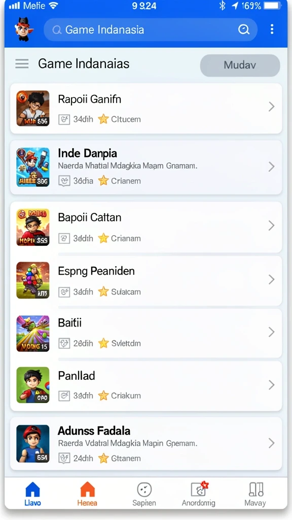 Tampilan awal permainan HARTA11 yang menarik dan intuitif.