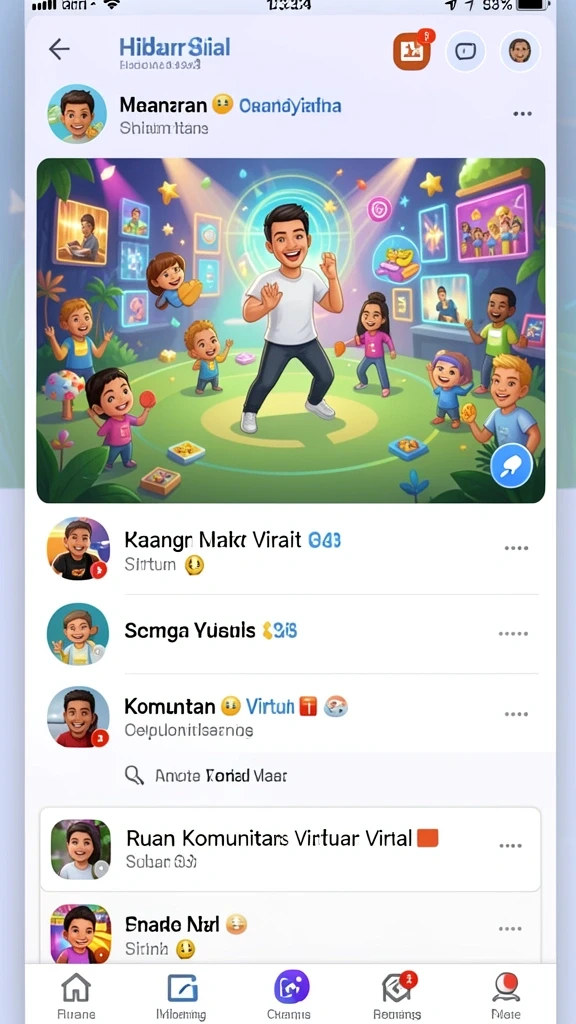 Screenshot menunjukkan fitur turnamen yang menarik.