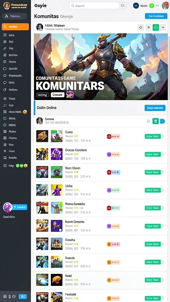 Screenshot memperlihatkan suasana kompetitif dalam turnamen.