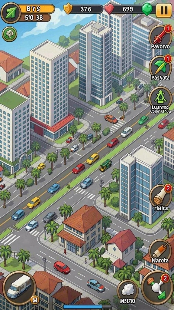 Gameplay yang penuh warna dan penuh tantangan.