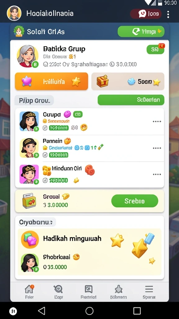Tampilan antarmuka yang sederhana dan menarik.