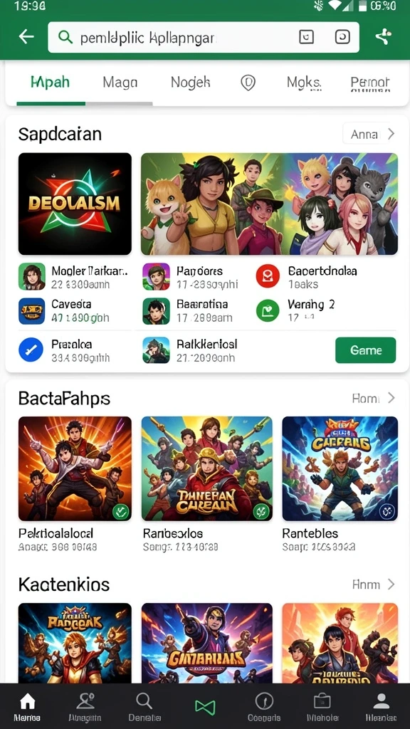 Karakter dengan kemampuan unik siap beraksi.