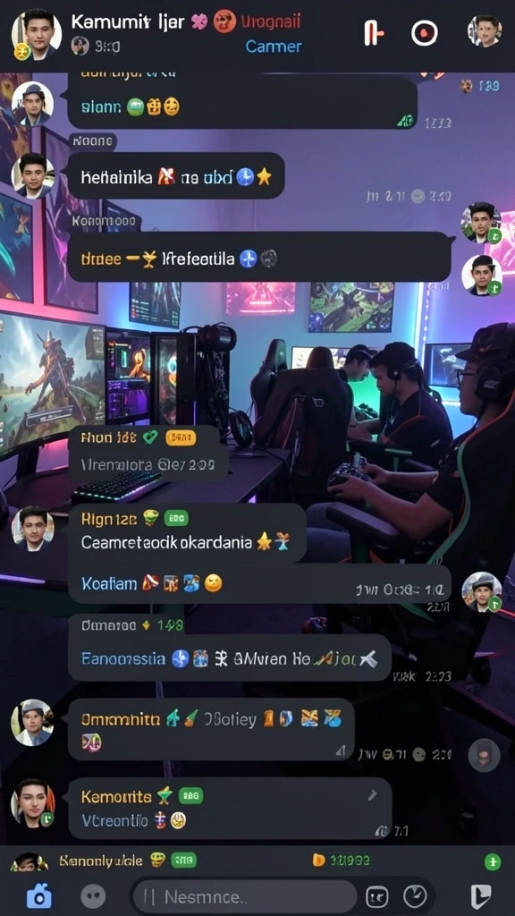 Tangkapan layar karakter baru yang menarik.