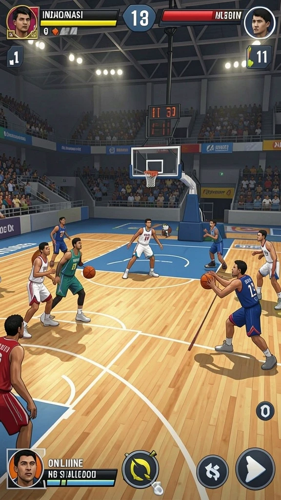 Mode permainan multiplayer yang seru dan interaktif.