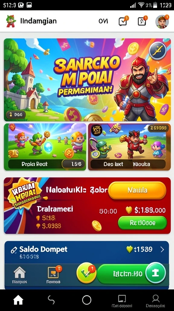 Fitur live draw yang menampilkan hasil undian secara langsung.