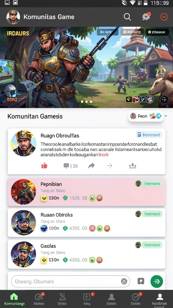 Tampilan antarmuka yang menarik dan mudah digunakan.
