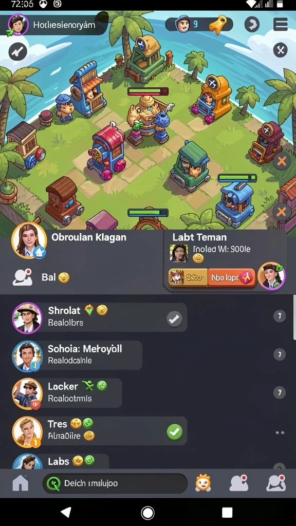 Mode multiplayer menyenangkan untuk bermain bersama teman.