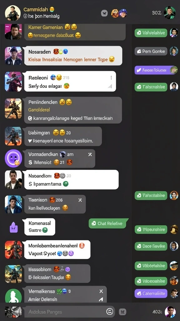 Fitur sosial untuk berinteraksi dengan pemain lain.