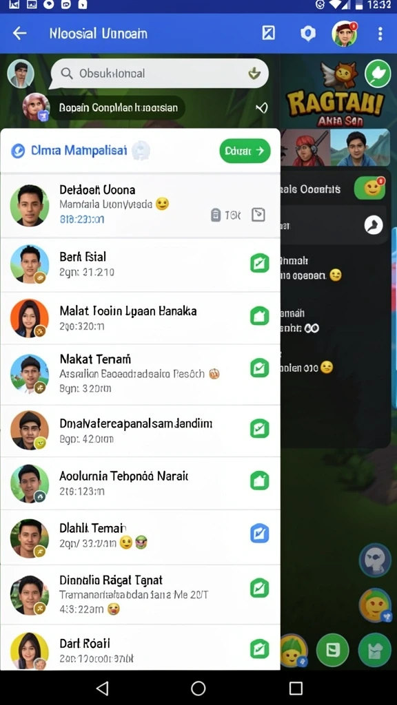 Fitur multiplayer yang memungkinkan bermain bersama teman.