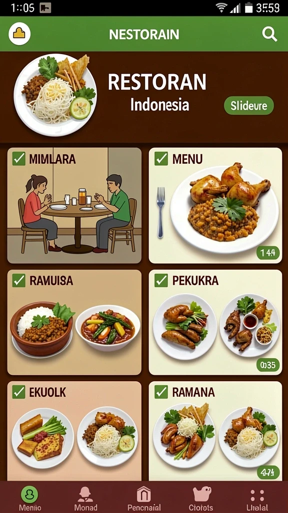 Beragam karakter unik untuk dipilih.