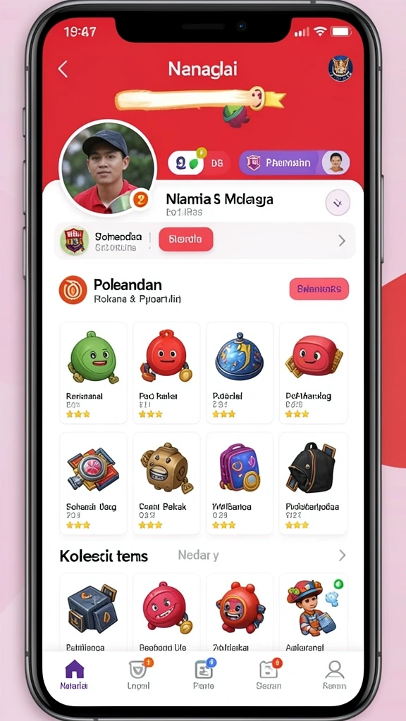 Tampilan awal yang menarik dan intuitif.