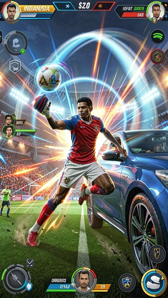 Tangkapan layar menunjukkan interaksi pemain dalam mode multiplayer.