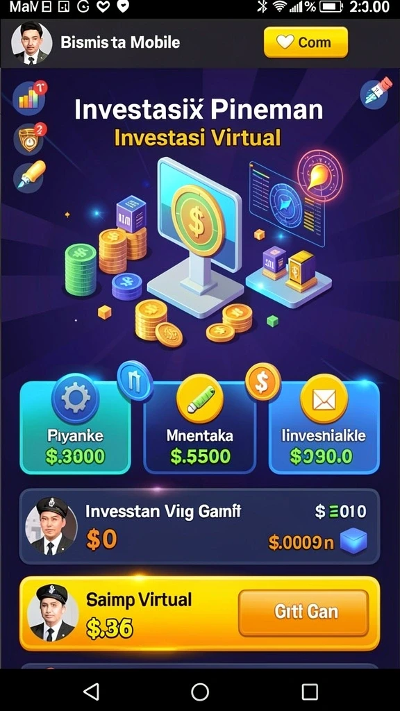 Gambaran fitur item menarik yang tersedia dalam permainan.