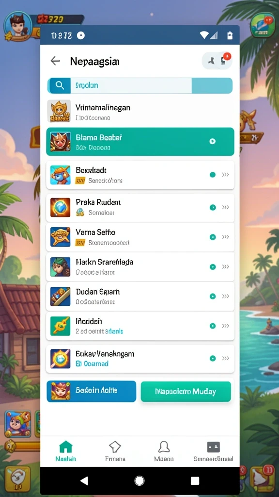 Screenshot dari mode multiplayer yang menampilkan persaingan antar pemain.