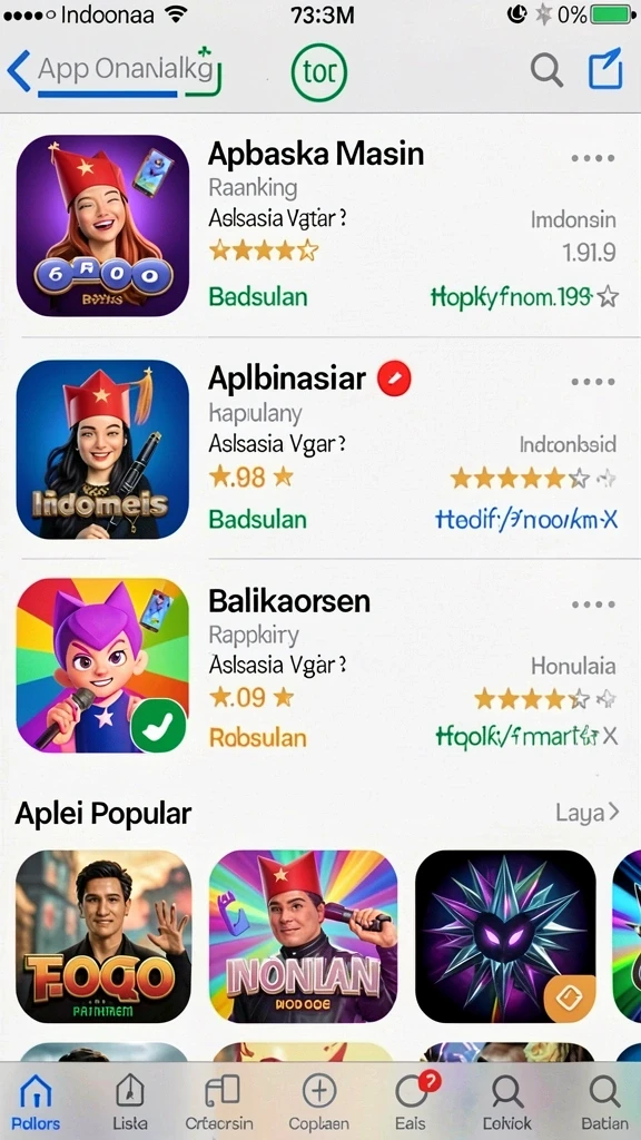 Tampilan antarmuka yang menarik dan ramah pengguna.