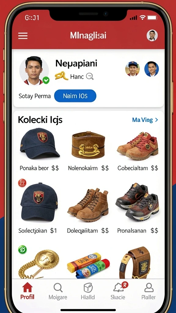 Tampilan karakter yang lucu dan unik.