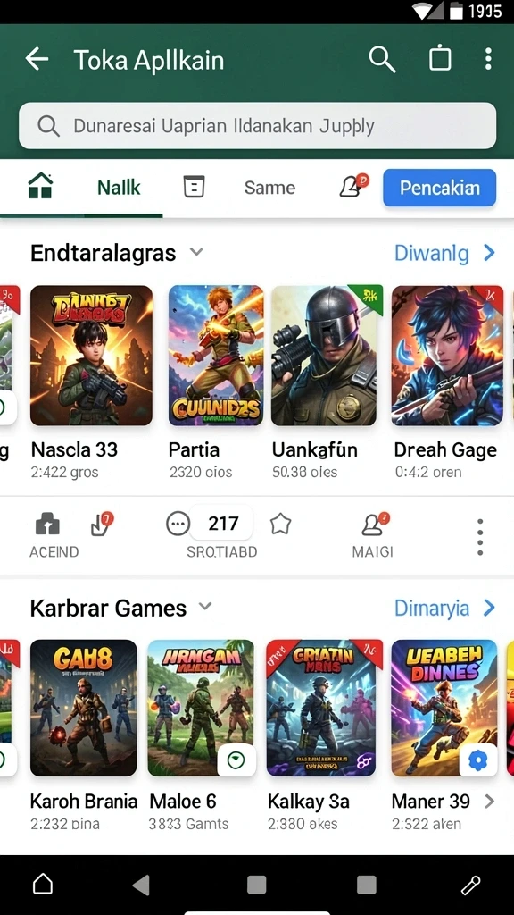 Tampilan antarmuka yang intuitif dan menarik.